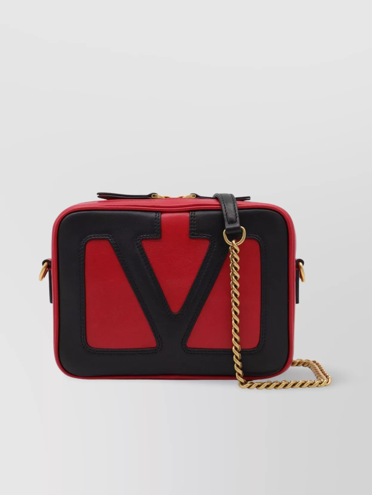 Valentino Garavani Shoulder Bag With Adjustable Chain Strap
