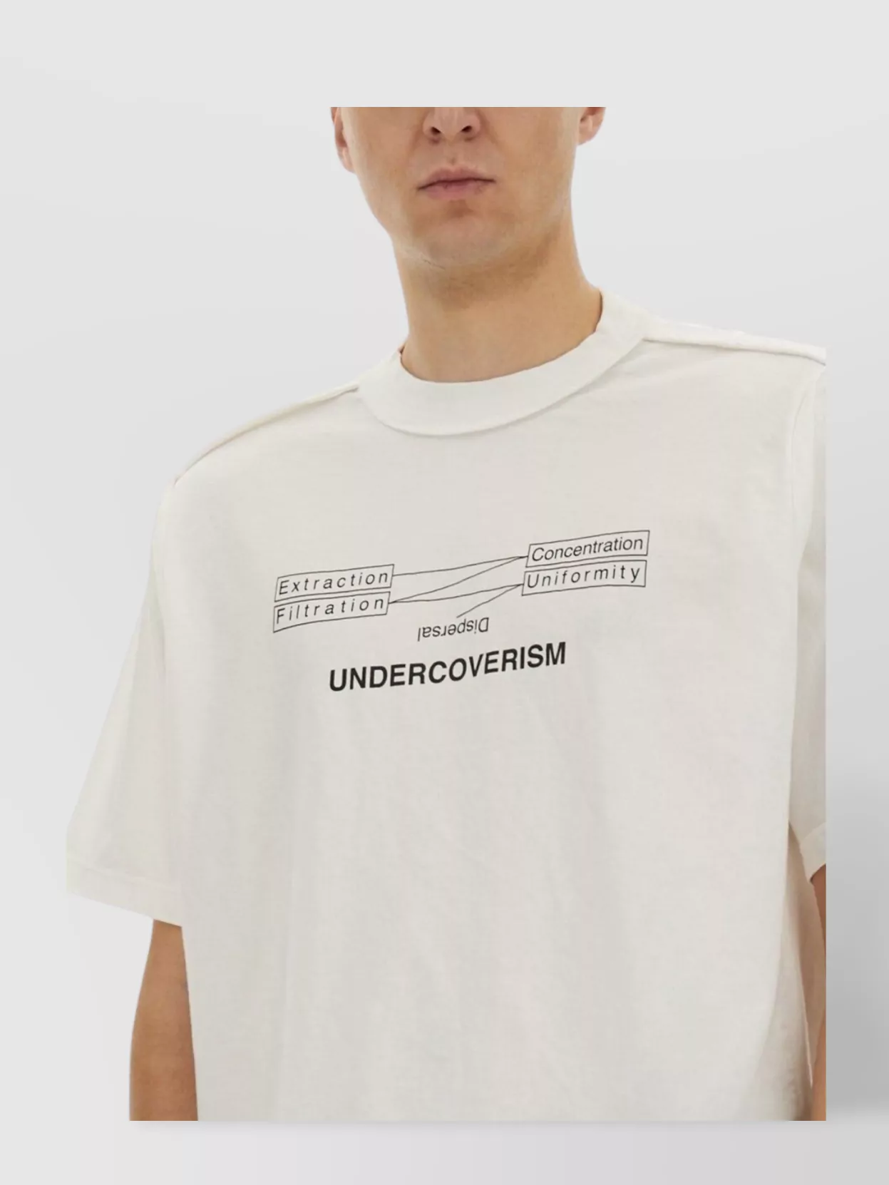 Undercover Printed T-Shirt With Back Seam Detail
