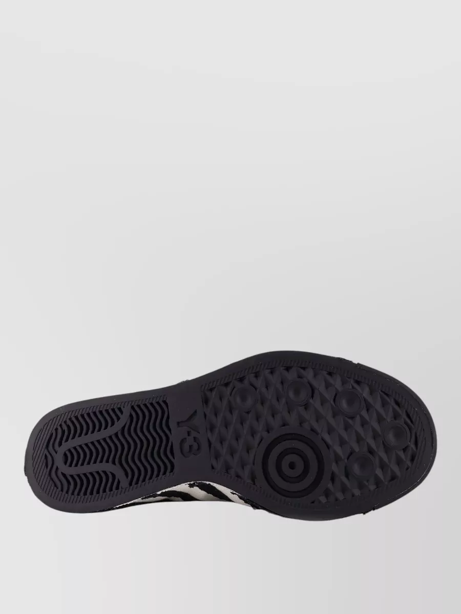 Y-3 Canvas Lace-Up Sneakers