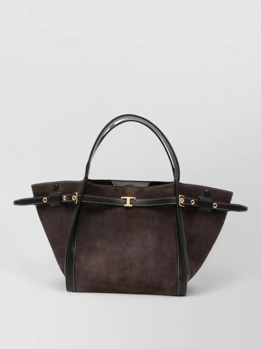 Tod's t timeless small leather bucket bag