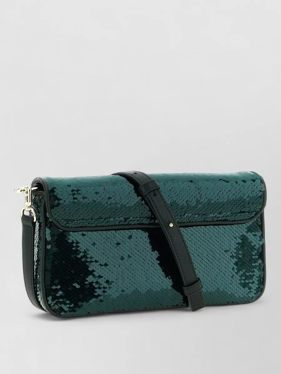 Furla Small Sequined Clutch Bag