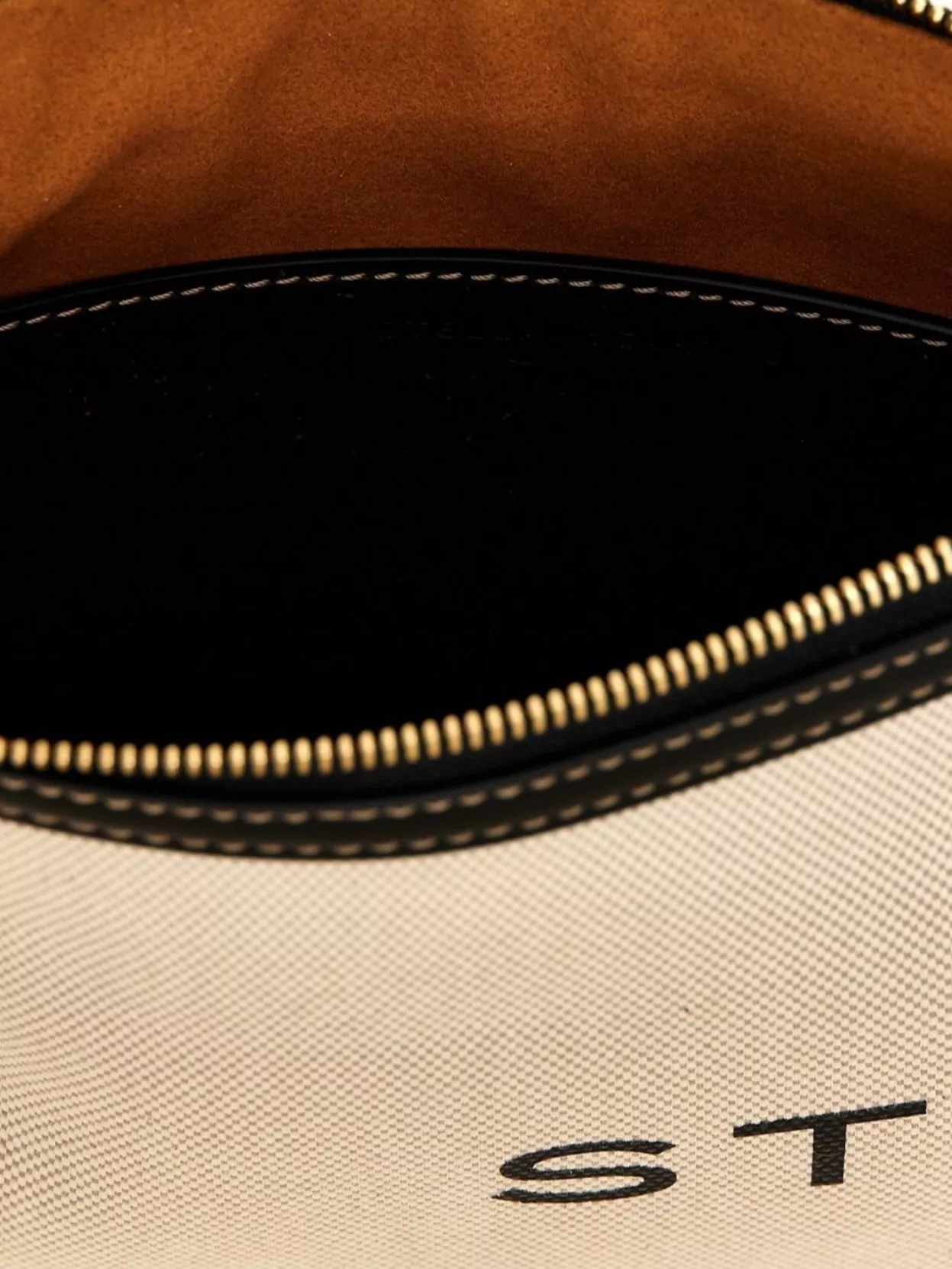 Stella Mccartney Stitching Wrist Strap Clutch Bag