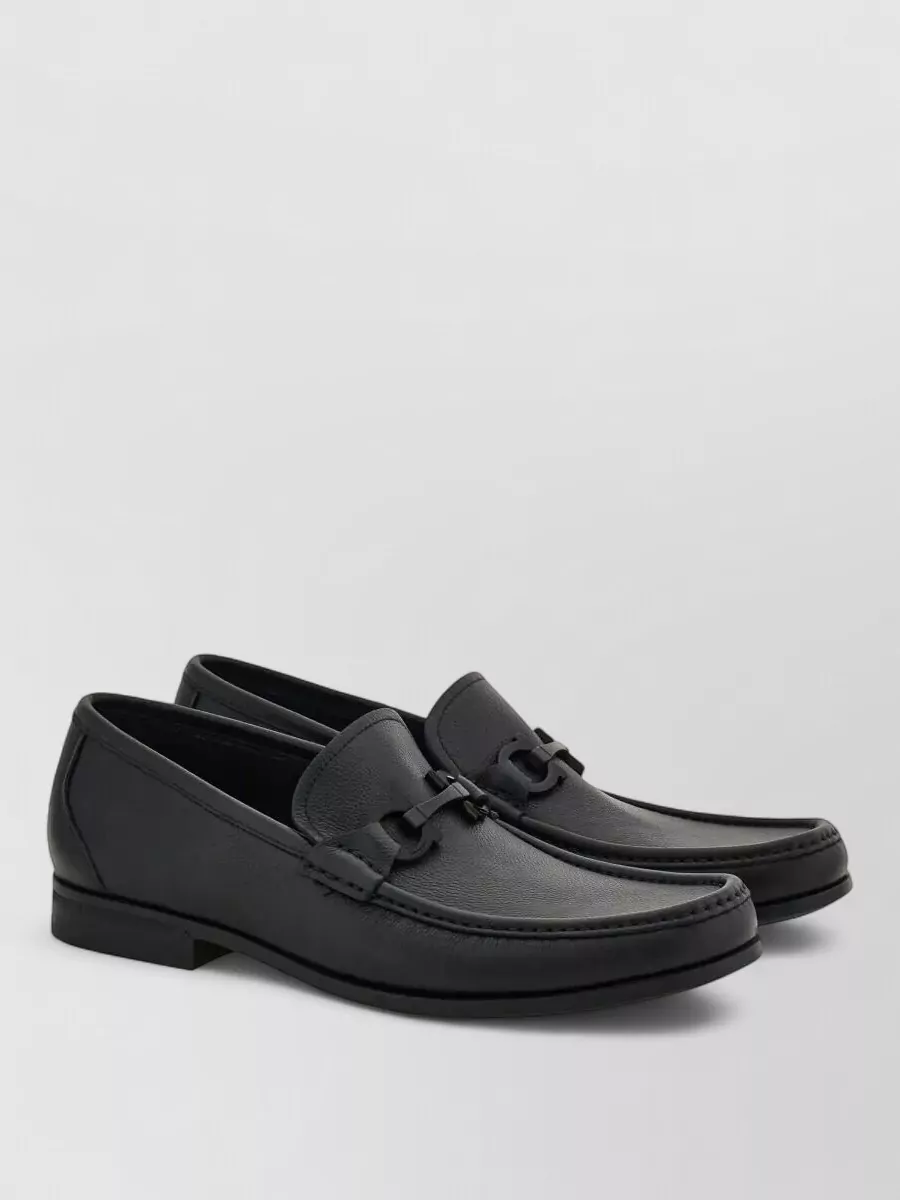 Ferragamo leather loafers