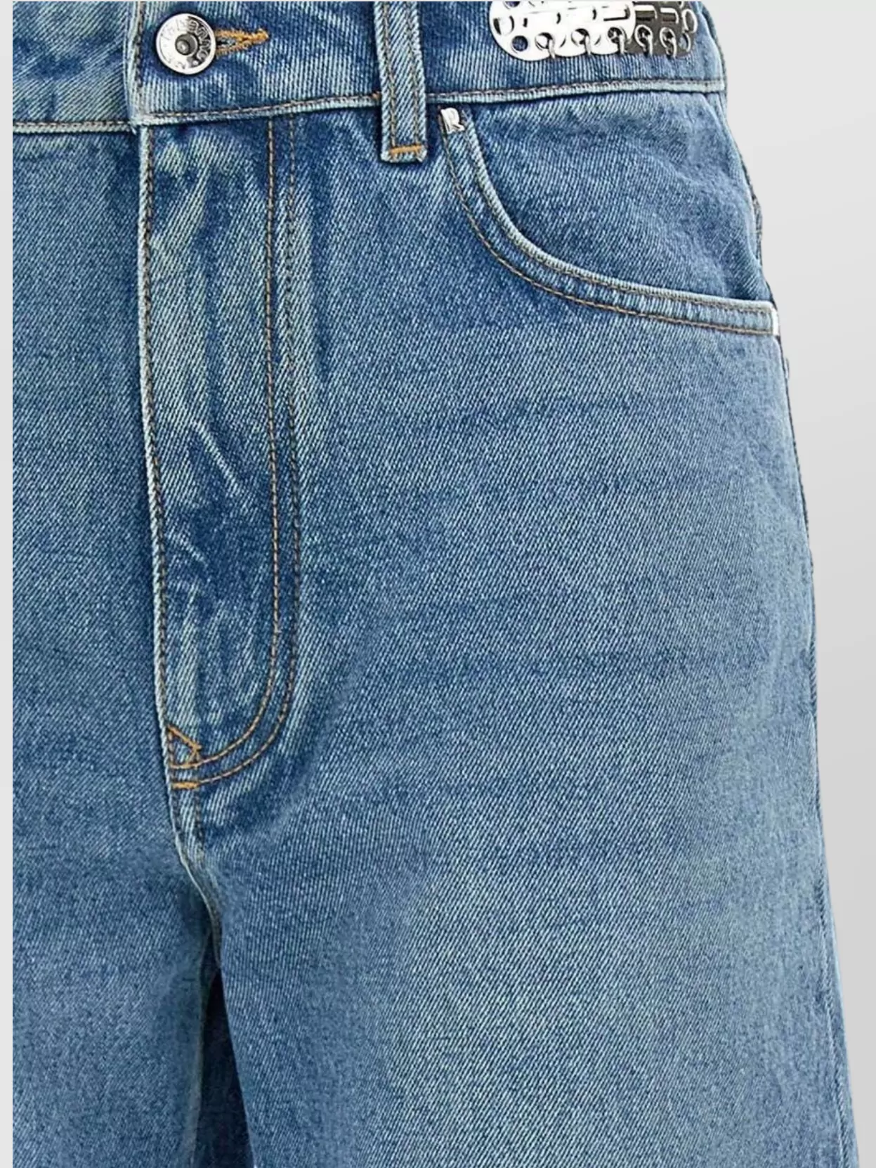 Paco Rabanne Trousers Adorned With Shiny Metal Discs