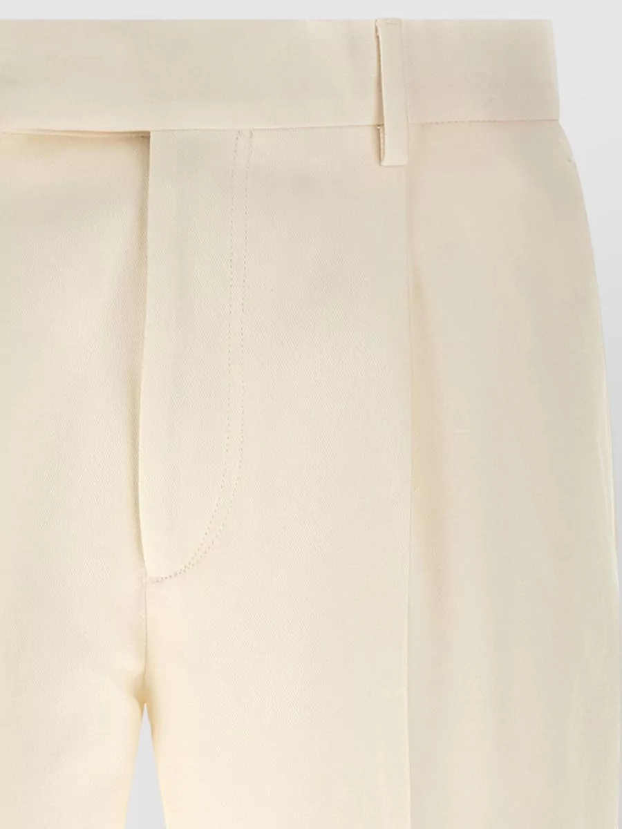Zegna Pleated Regular-Fit Tailored Trousers