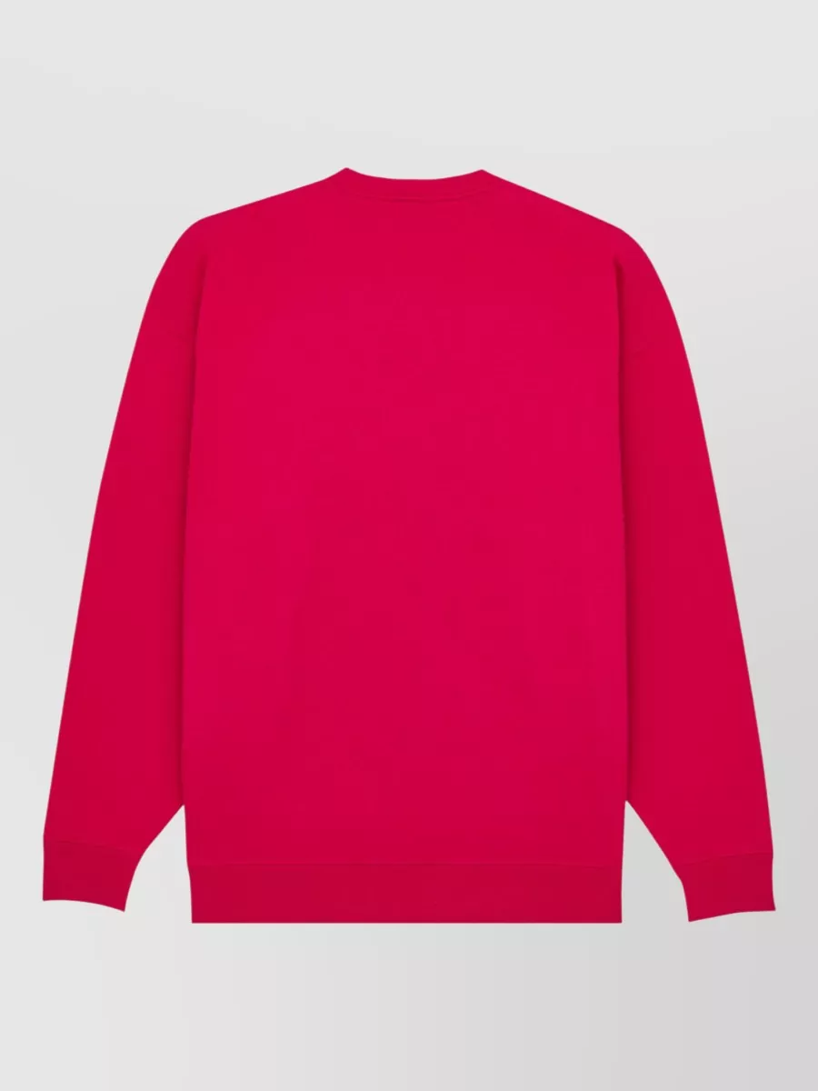Saint Laurent Cotton Oversized Crewneck Sweatshirt