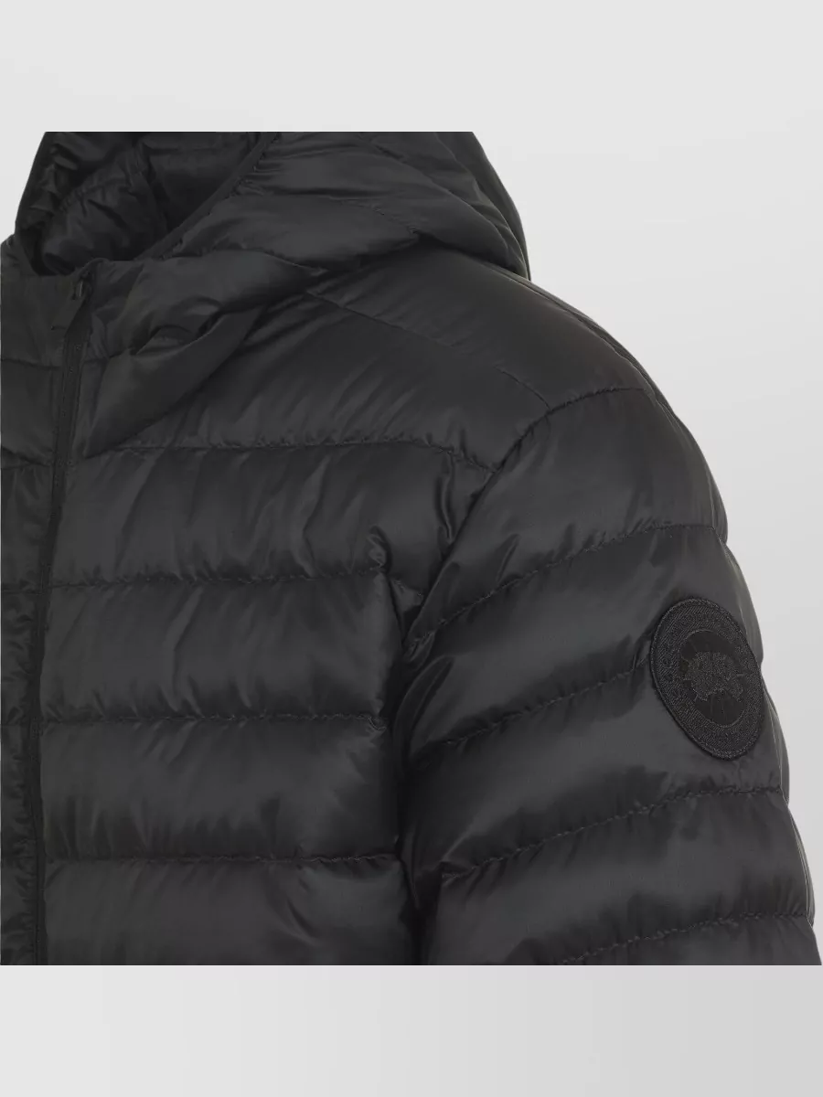 Canada Goose Stratus Hooded Jacket Elastic Cuffs Quilting