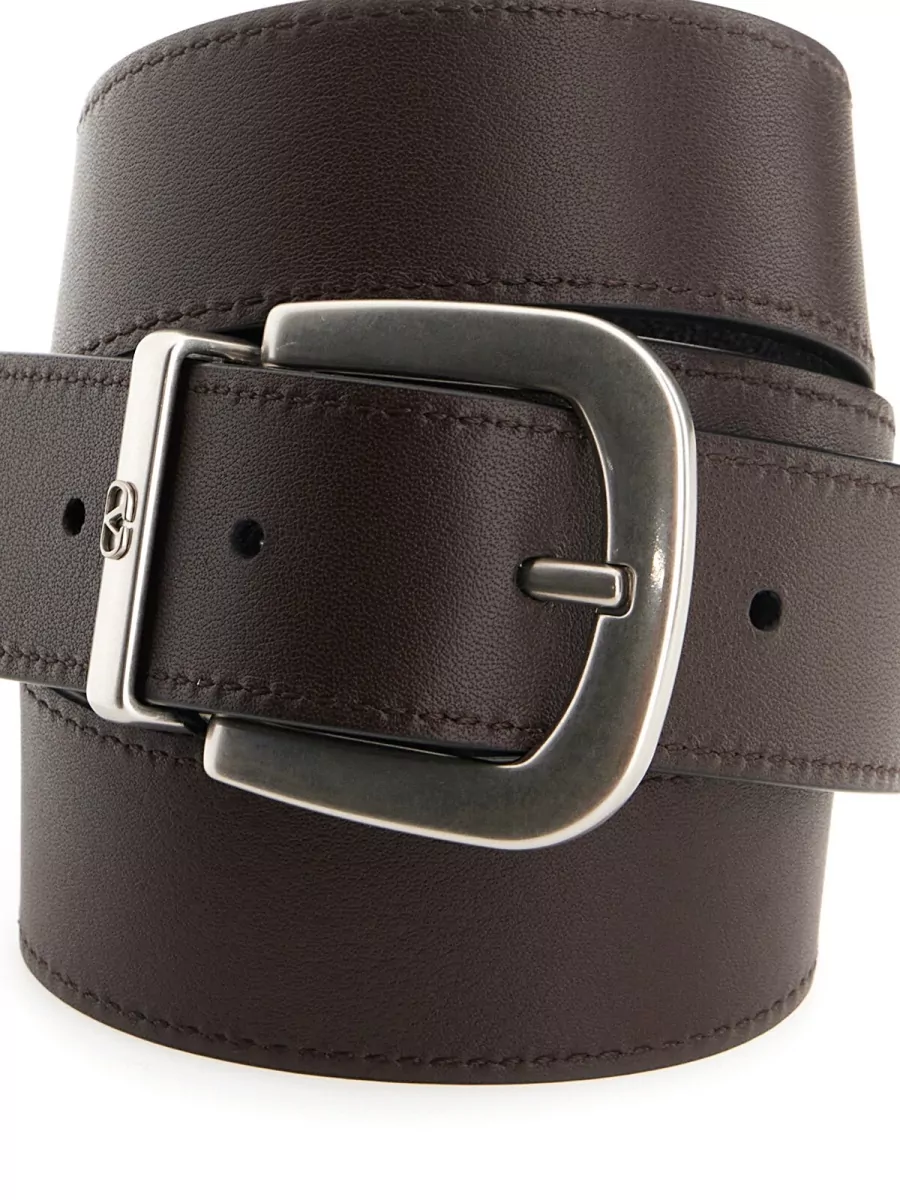 Valentino Garavani Leather Reversible Belt