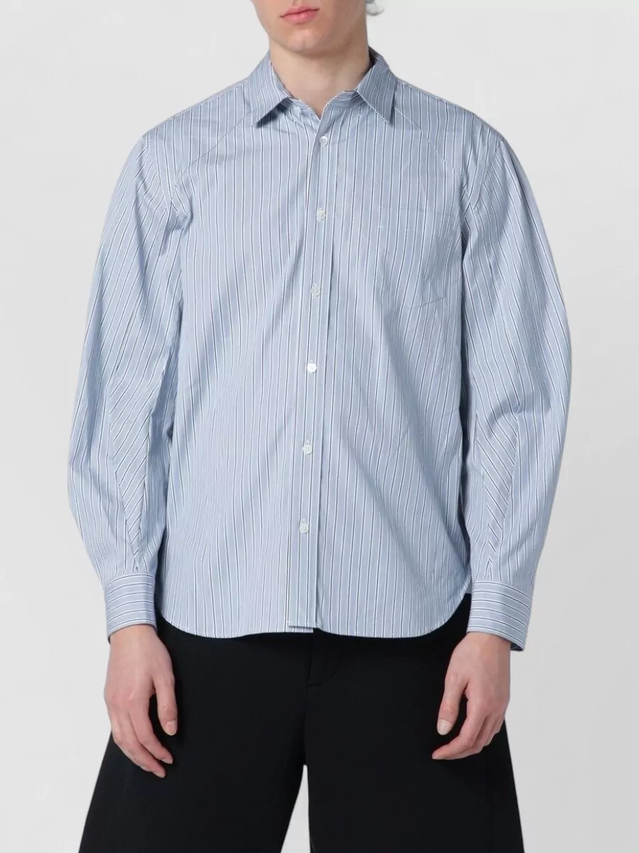 Sacai striped cotton shirt