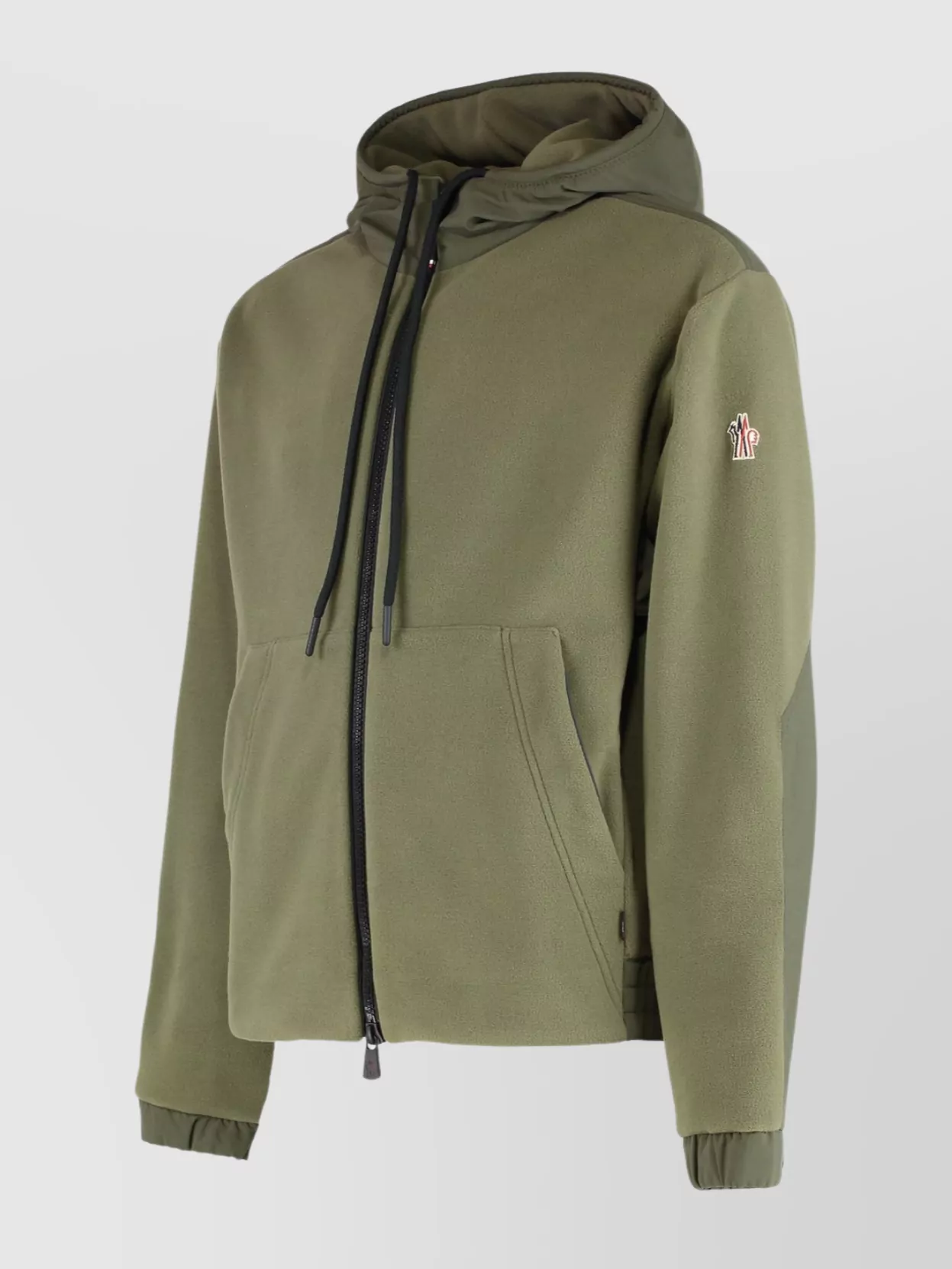 Moncler Grenoble Zip Front Hooded Leisure Sweatshirt