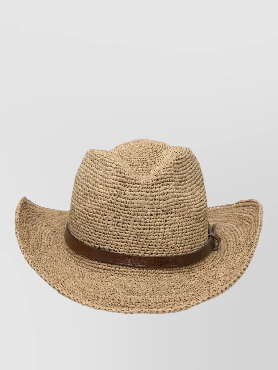 Ibeliv Raffia Wide-Brim Sun Hat