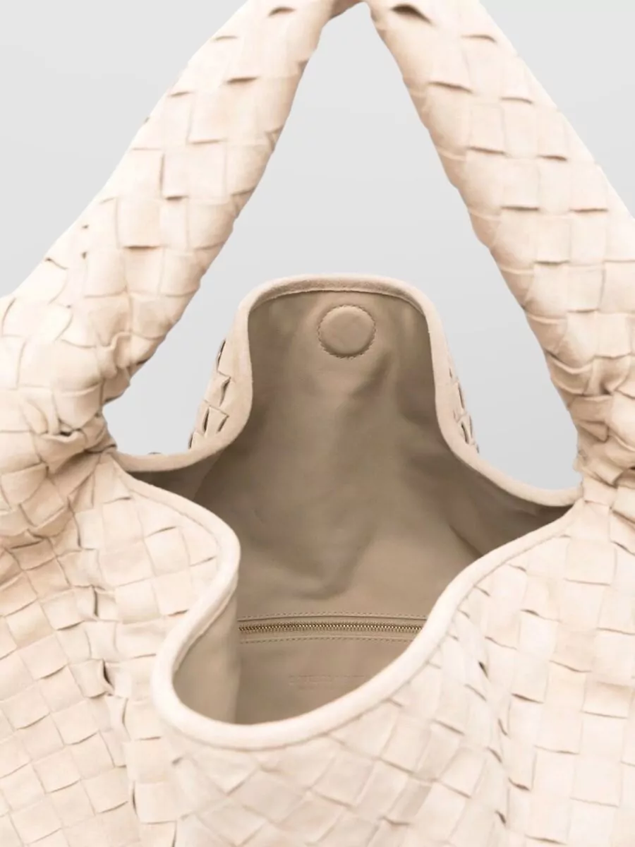 Bottega Veneta Hop Large Leather Shoulder Bag