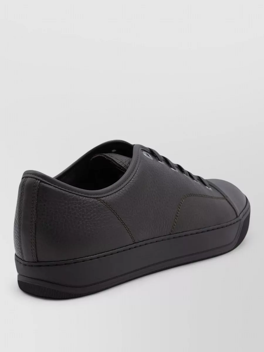 Lanvin Leather Lace-Up Sneakers