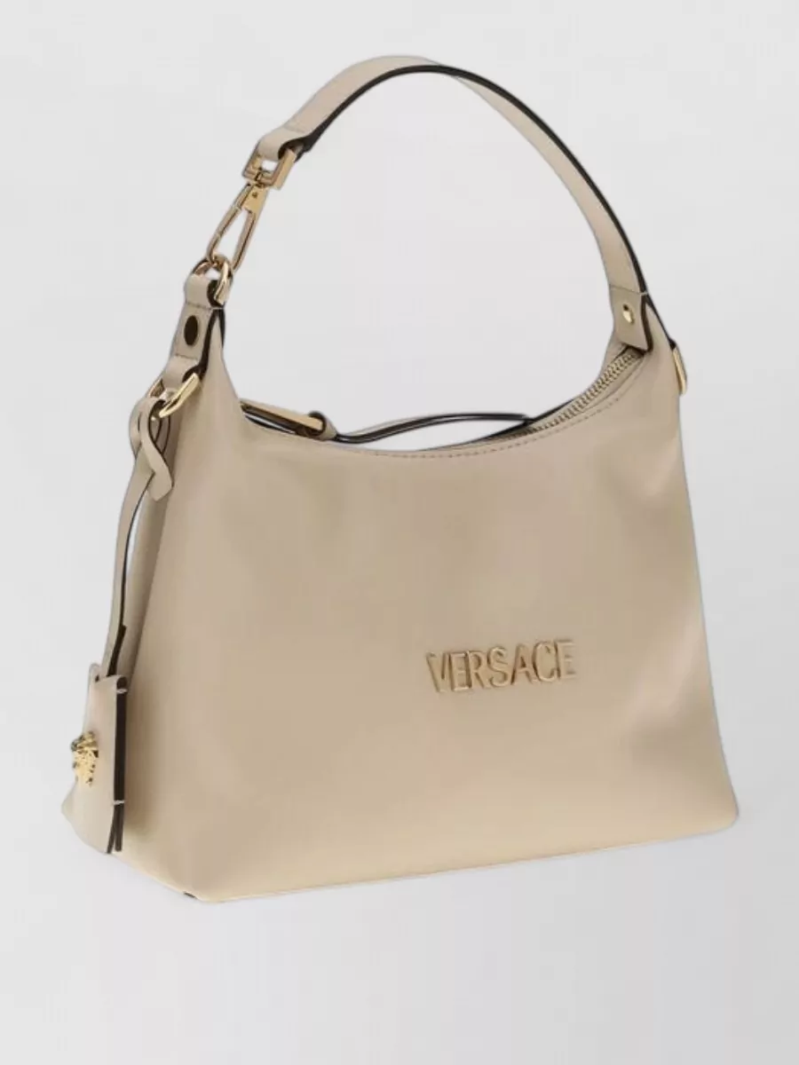 Versace Leather Bucket Bag