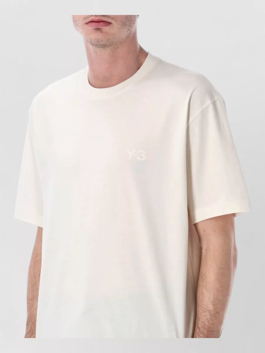 Y-3 Short Sleeve Crew Neck Logo T-Shirt