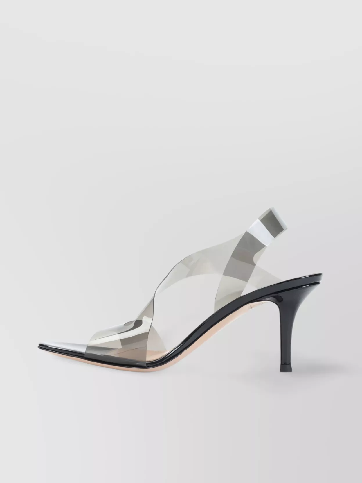 Gianvito Rossi Pvc Metropolis Sandals Transparent Straps