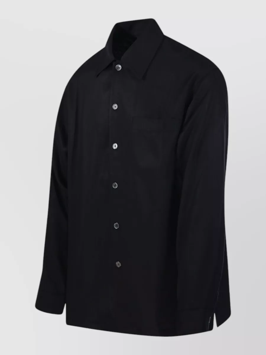 Our Legacy Straight Shirt Long Sleeves Buttoned Cuffs Pocket