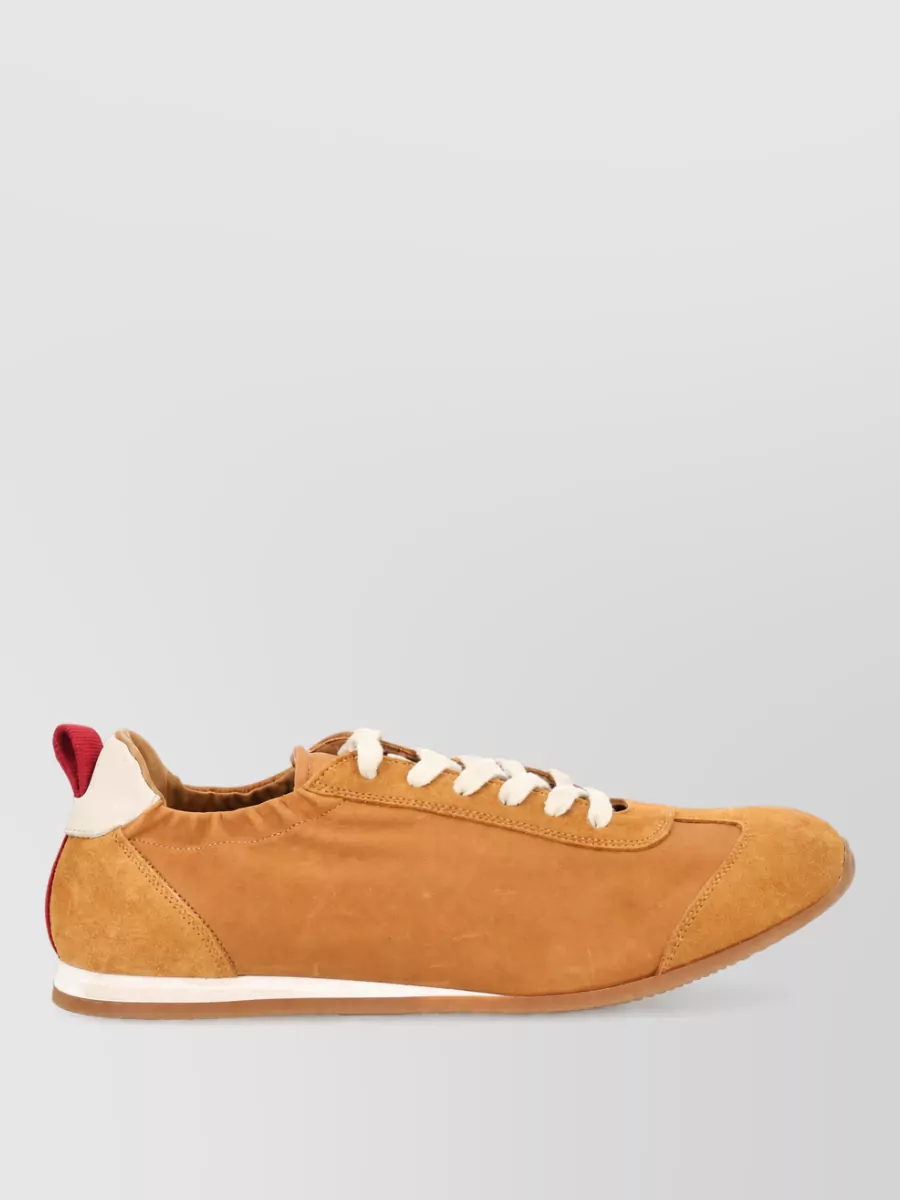 Uma Wang Leather Low-Top Sneakers
