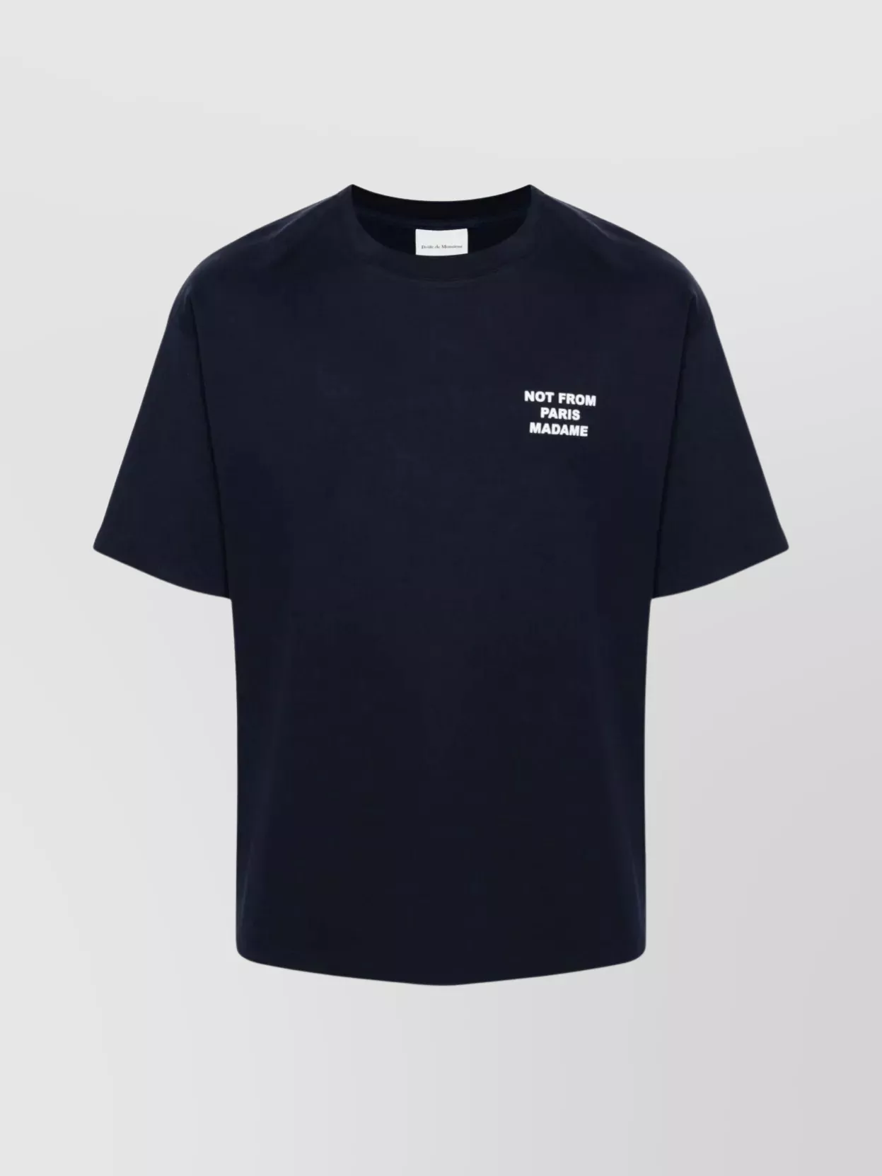 Drôle De Monsieur "Graphic Text" Crew Neck T-Shirt