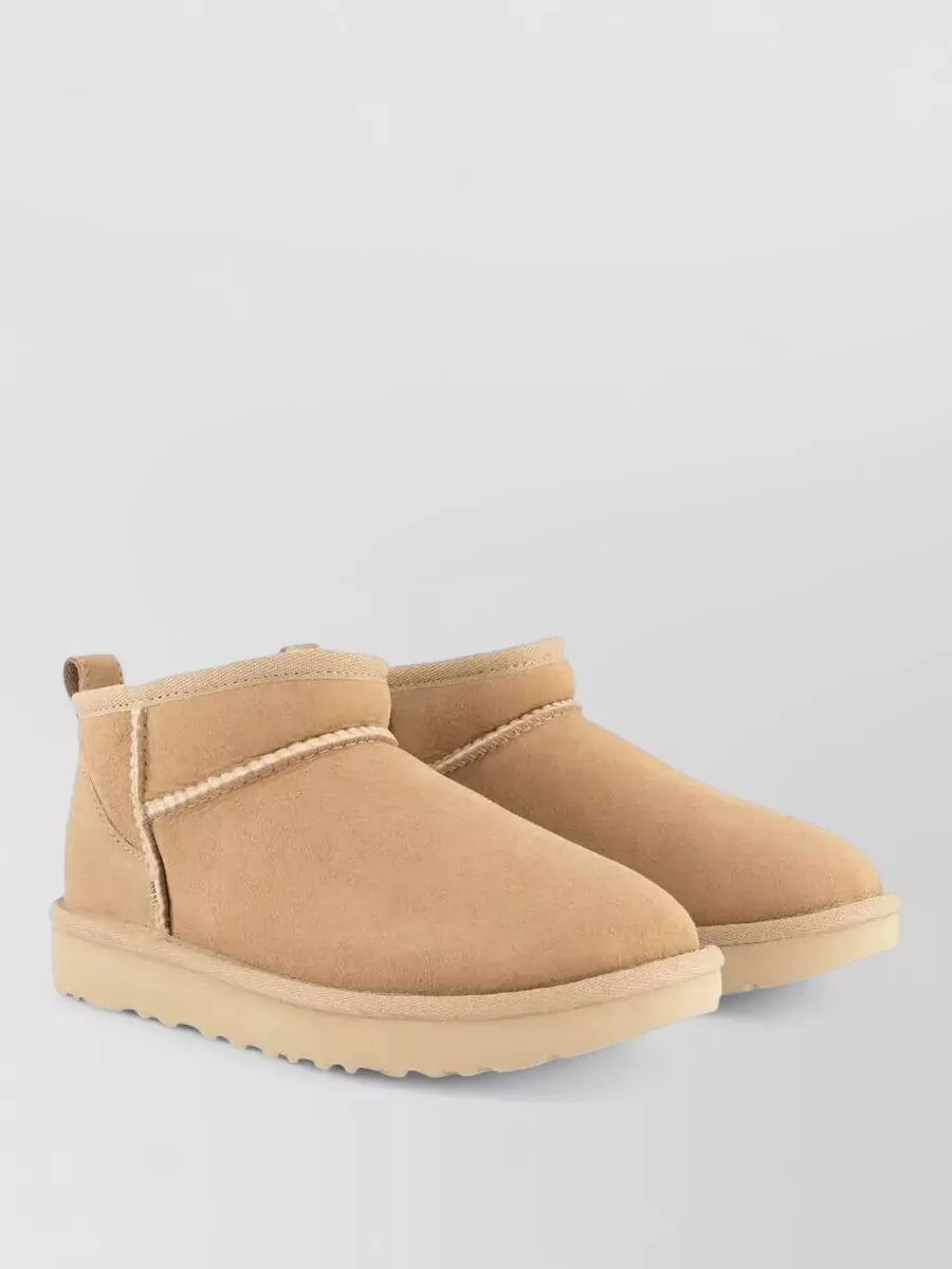 Ugg suede leather classic ultra mini slippers
