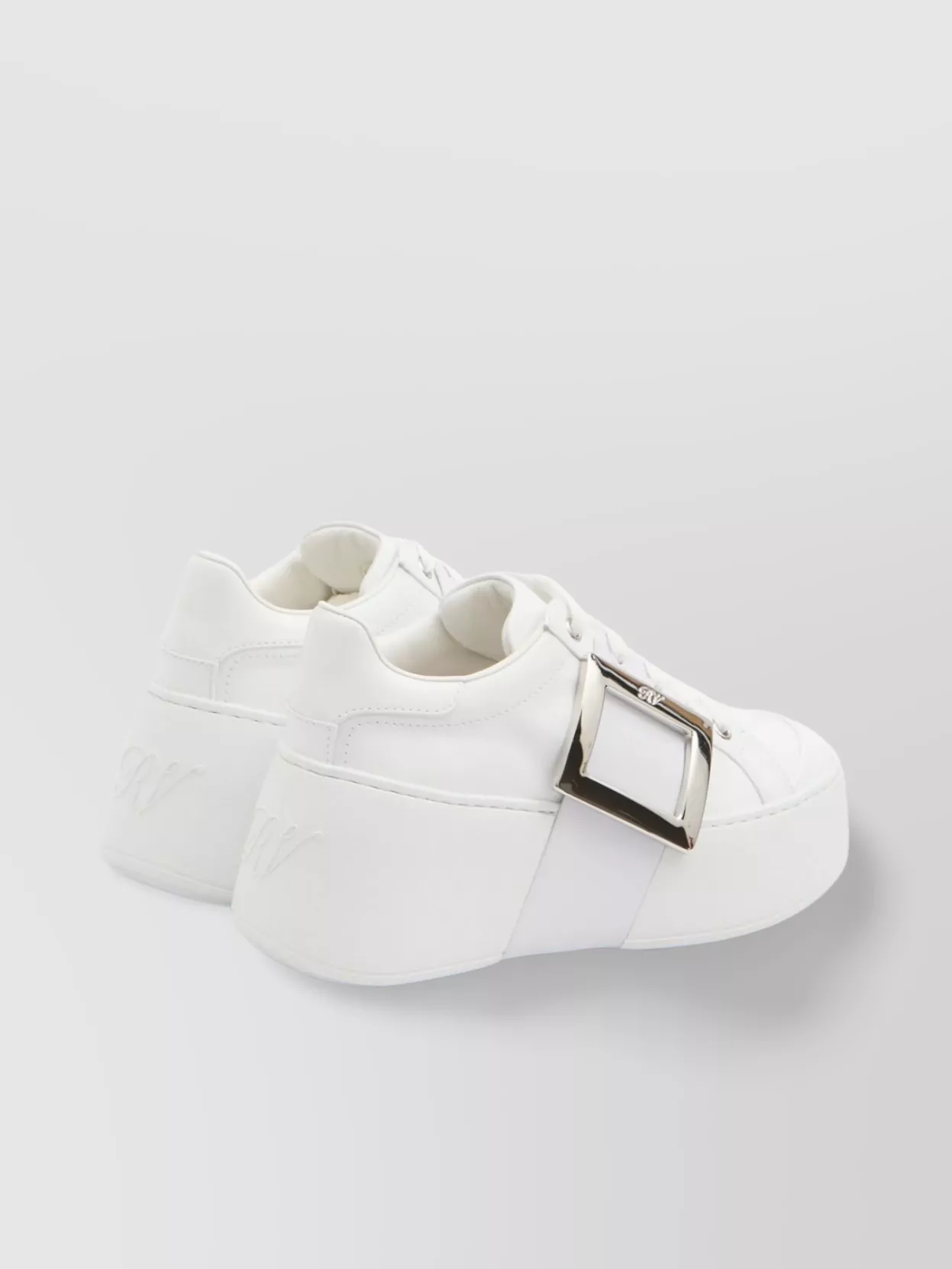 Roger Vivier High-Top Sneakers With Extra Laces