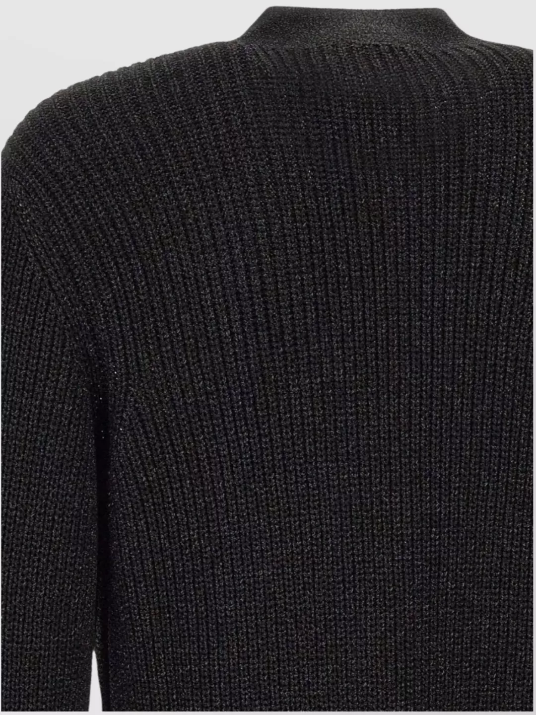 Emporio Armani V-Neck Long Sleeve Knit Cardigan