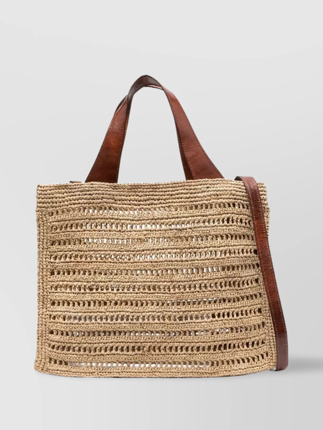 Ibeliv Dual Handle Open Weave Tote Bag