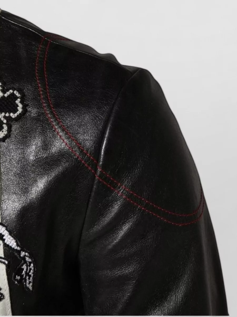 Dolce&Gabbana Leather Biker Jacket
