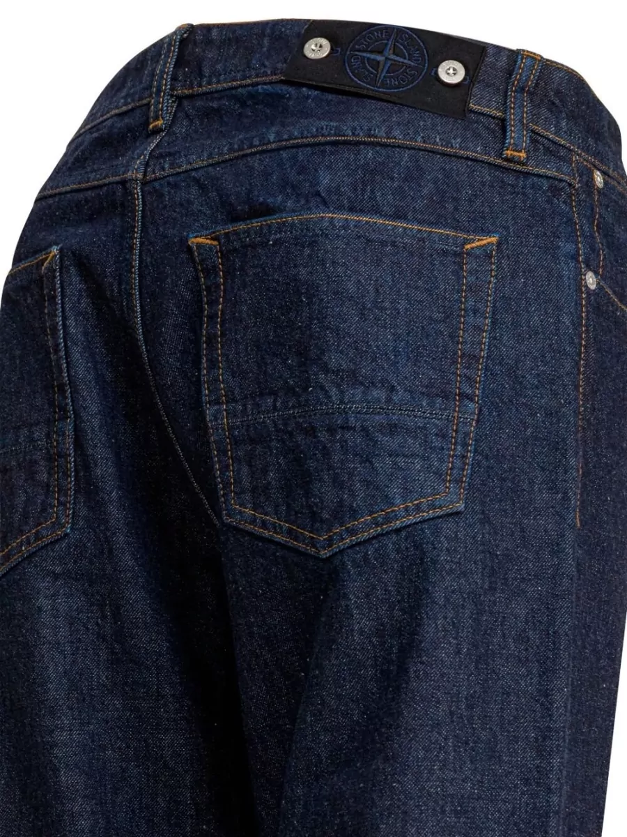 Stone Island Denim Regular-Fit Straight-Leg Jeans