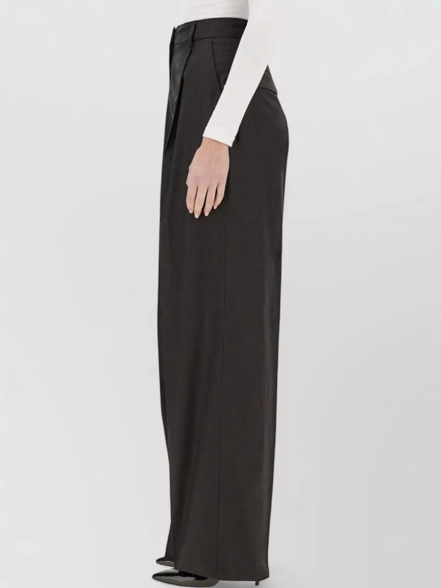 Thelatest Poplin Wide-Leg Trousers
