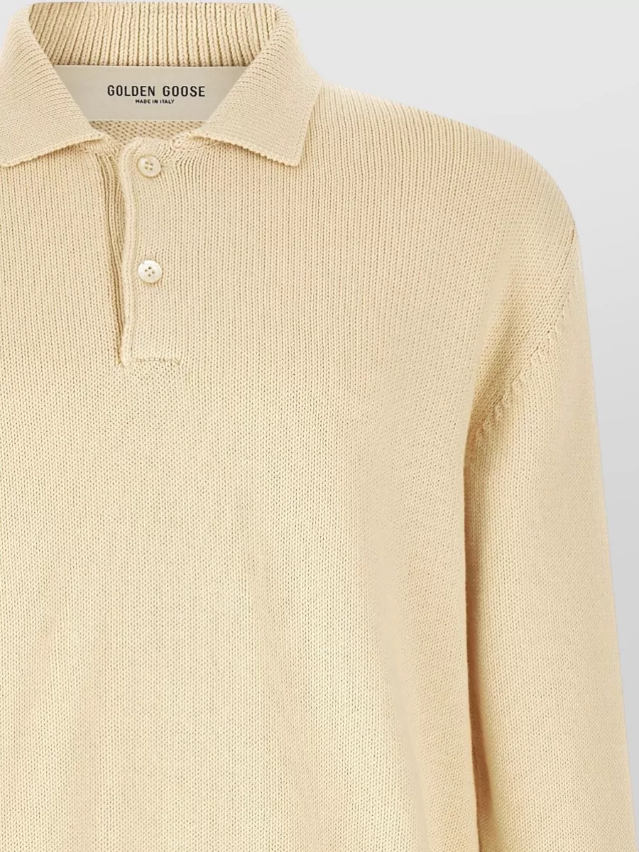 Golden Goose Rindley Knitted Polo Shirt