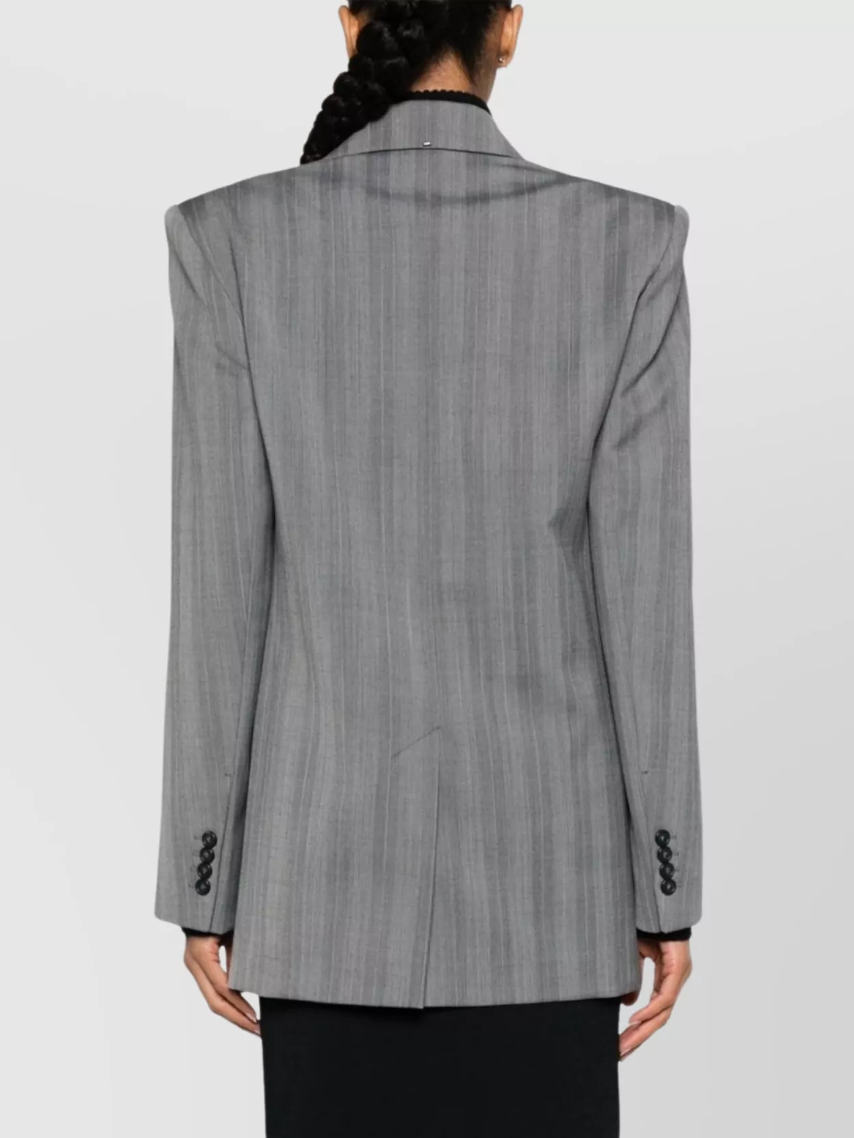 Sportmax Tailored Jacket With Flap Pockets And Padded Shoulders