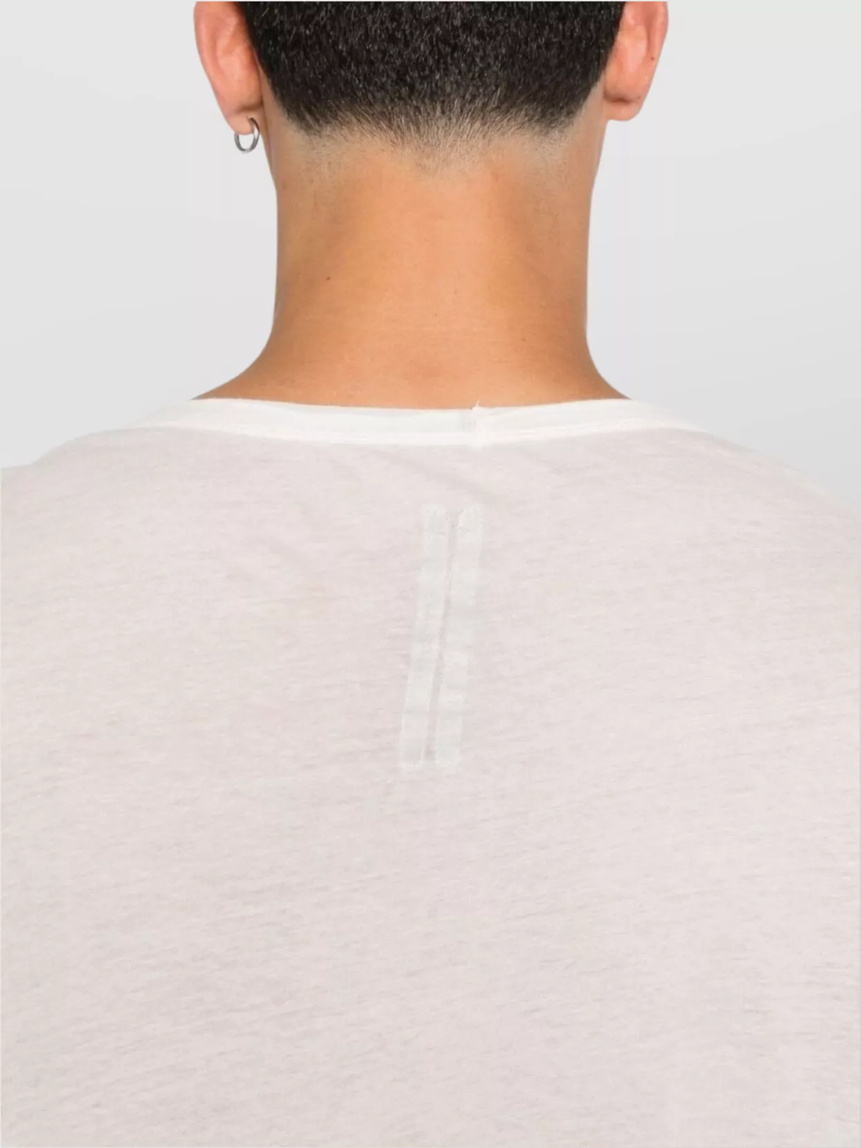 Rick Owens Tommy Asymmetric Hem T-Shirt