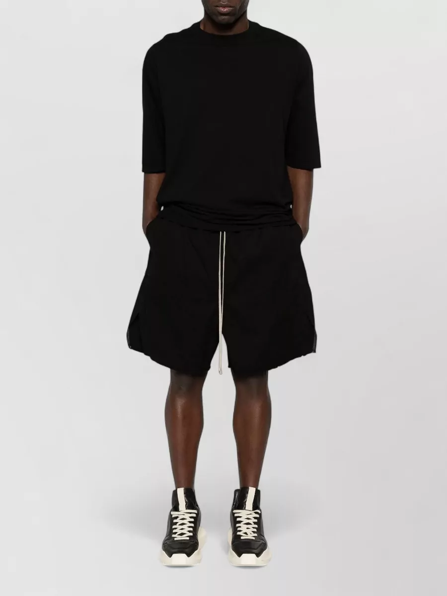 Rick Owens Drkshdw Long Cargo Shorts