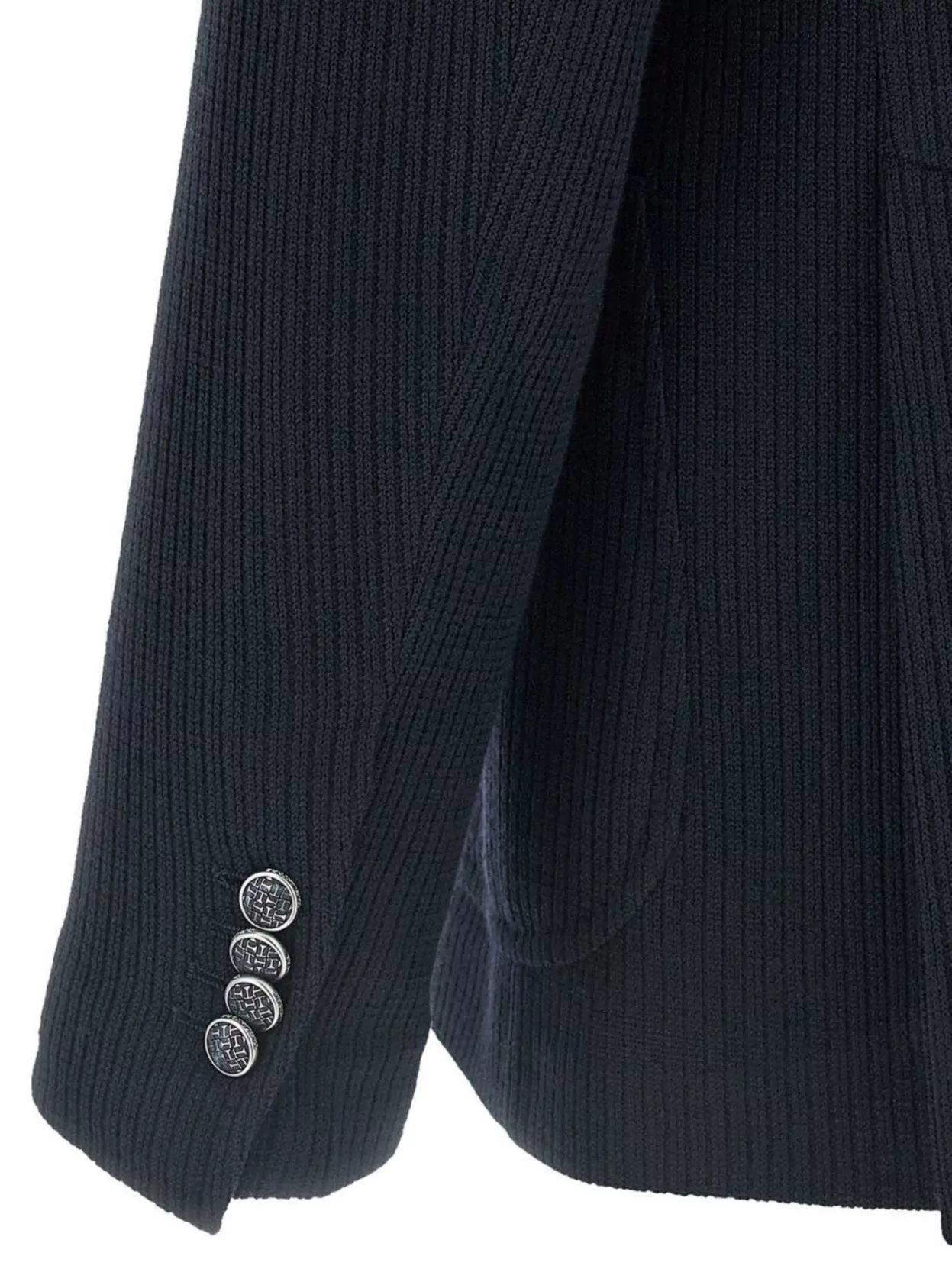 Tagliatore Textured Double-Breasted Blazer Pockets