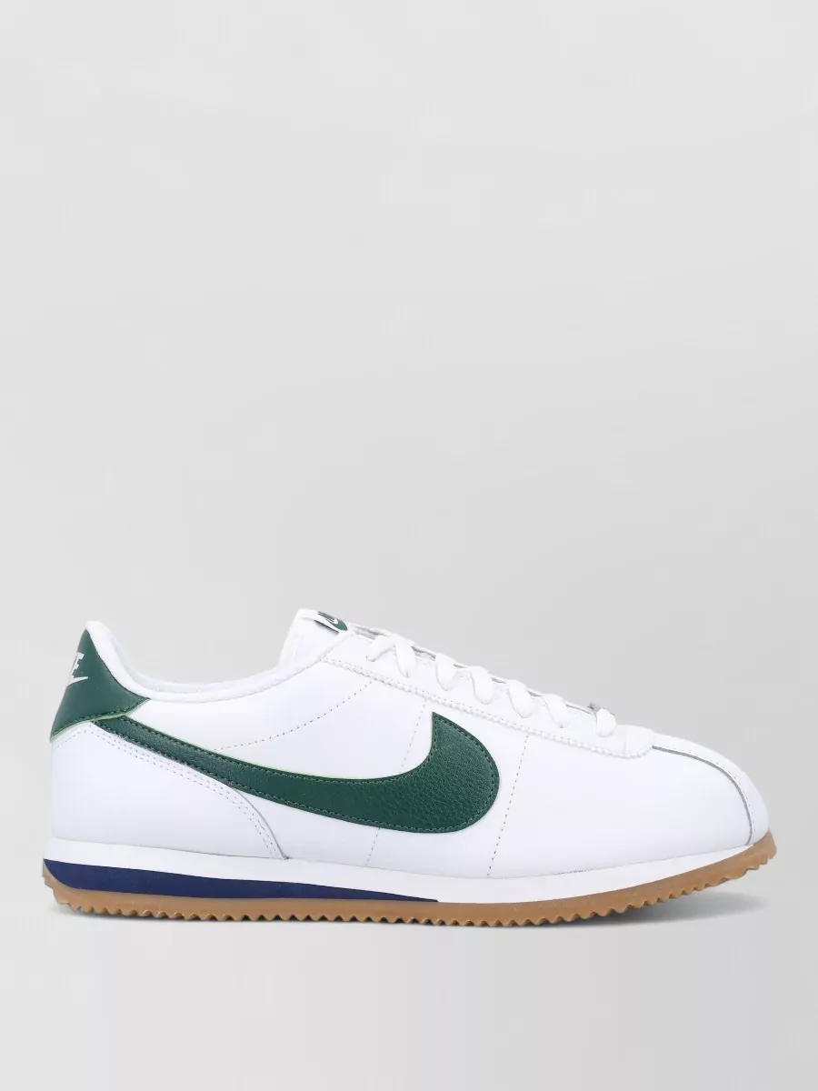 Nike Cortez Low Top Leather Sneakers Rubber Sole