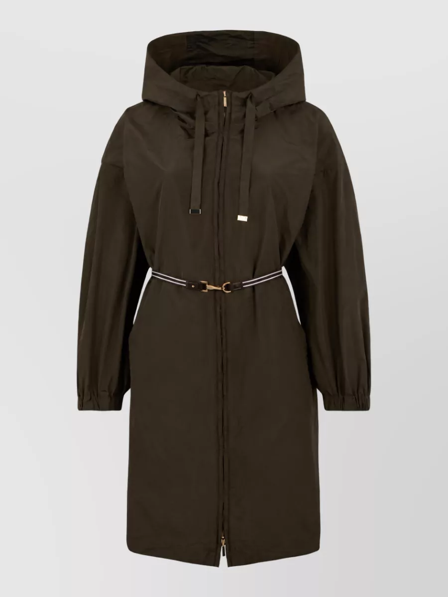 S Max Mara taffeta parka coat