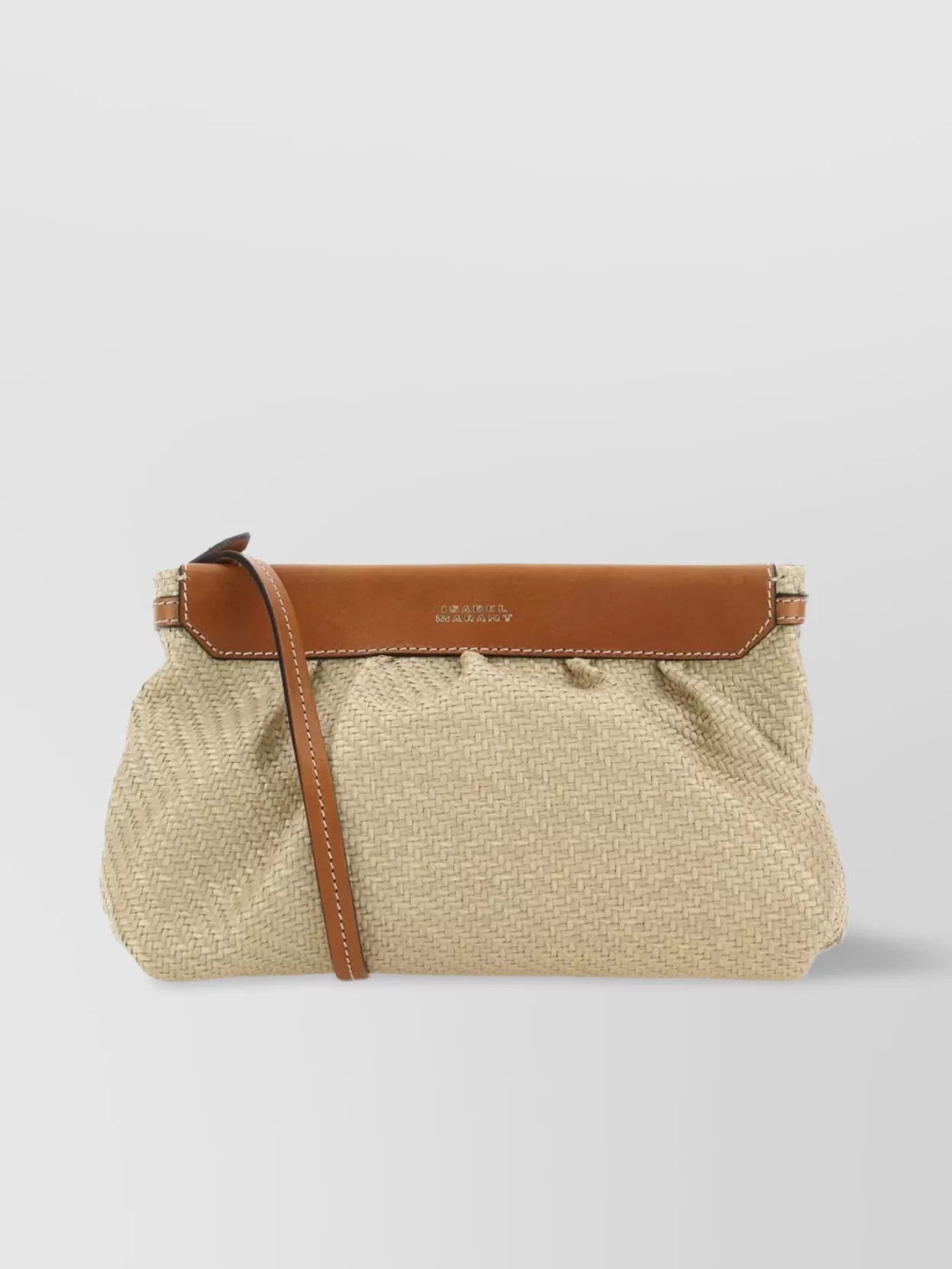 Isabel Marant Woven Texture Fold-over Crossbody Bag