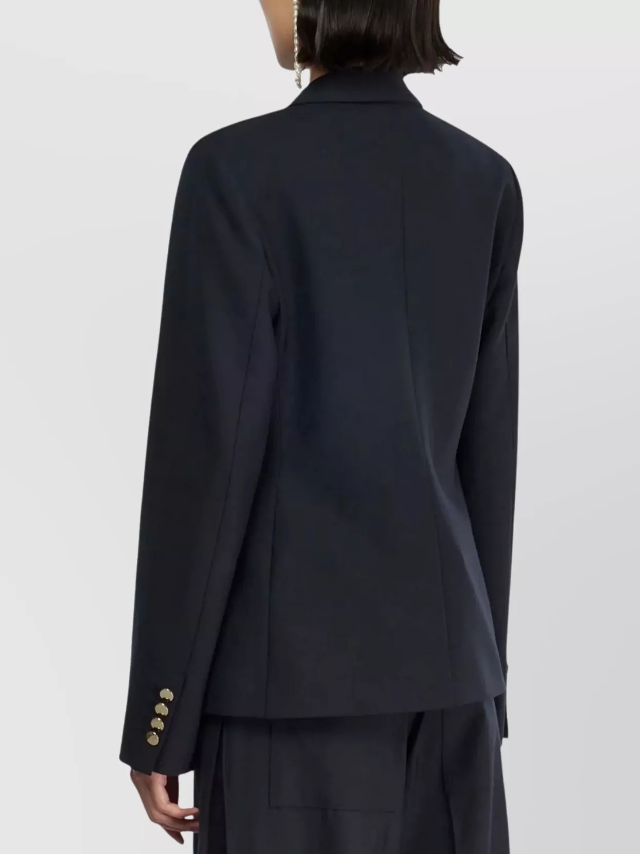 Semicouture Carrie Jacket With Structured Silhouette And Long Sleeves