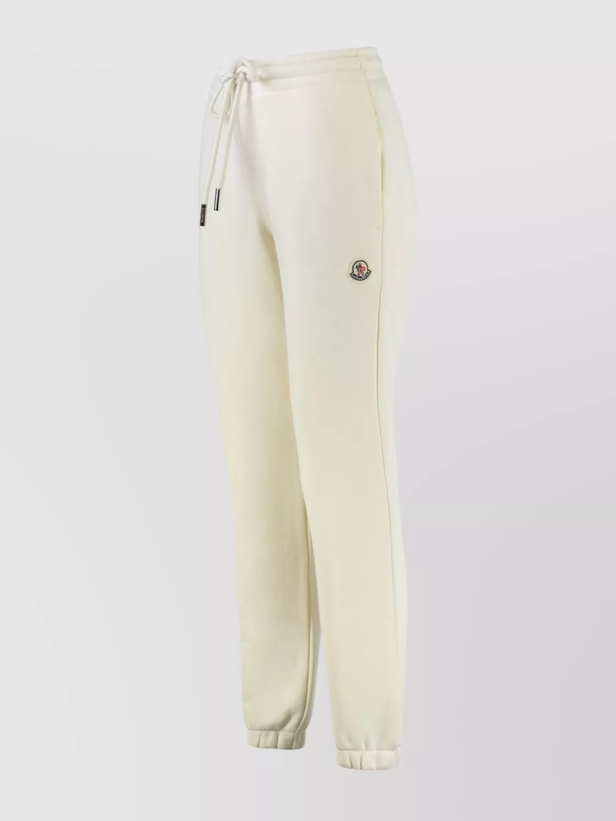 Moncler Cotton Leisure Track Trousers In Neutral