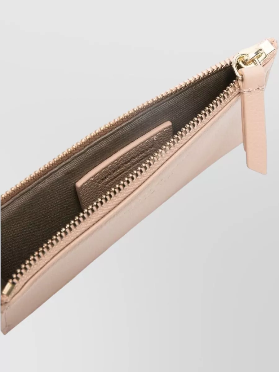 Emporio Armani Leather Zip Cardholder