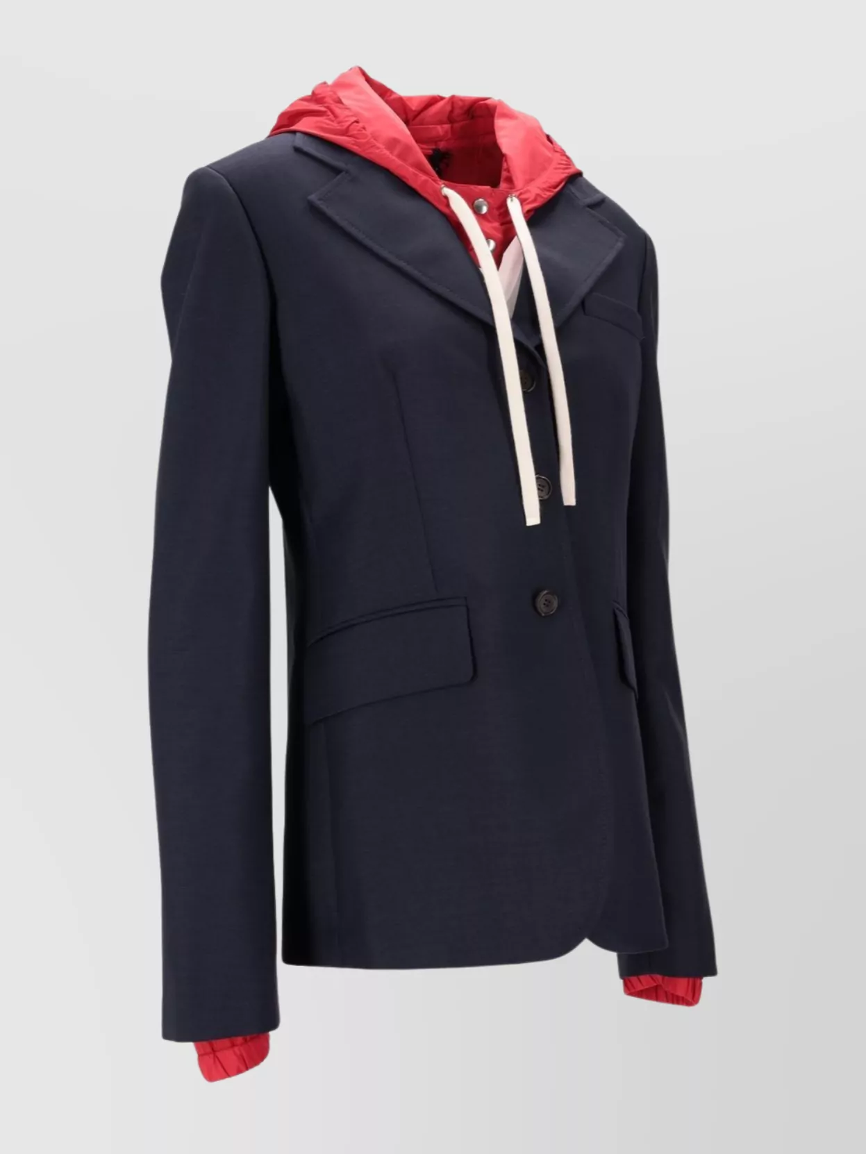 Miu Miu Kids Mohair And Ponge Jacket With Hood