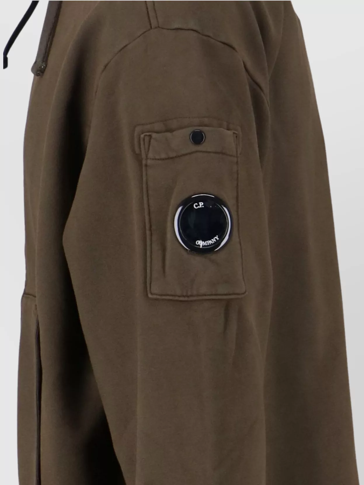 C.p. Company Hooded Sweatshirt With Pockets And Sleeve Detail