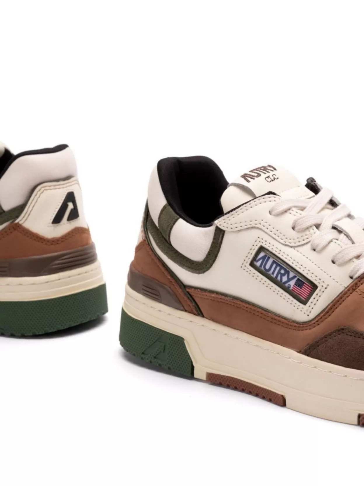 Autry Leather Sneakers Multi-Color Panels