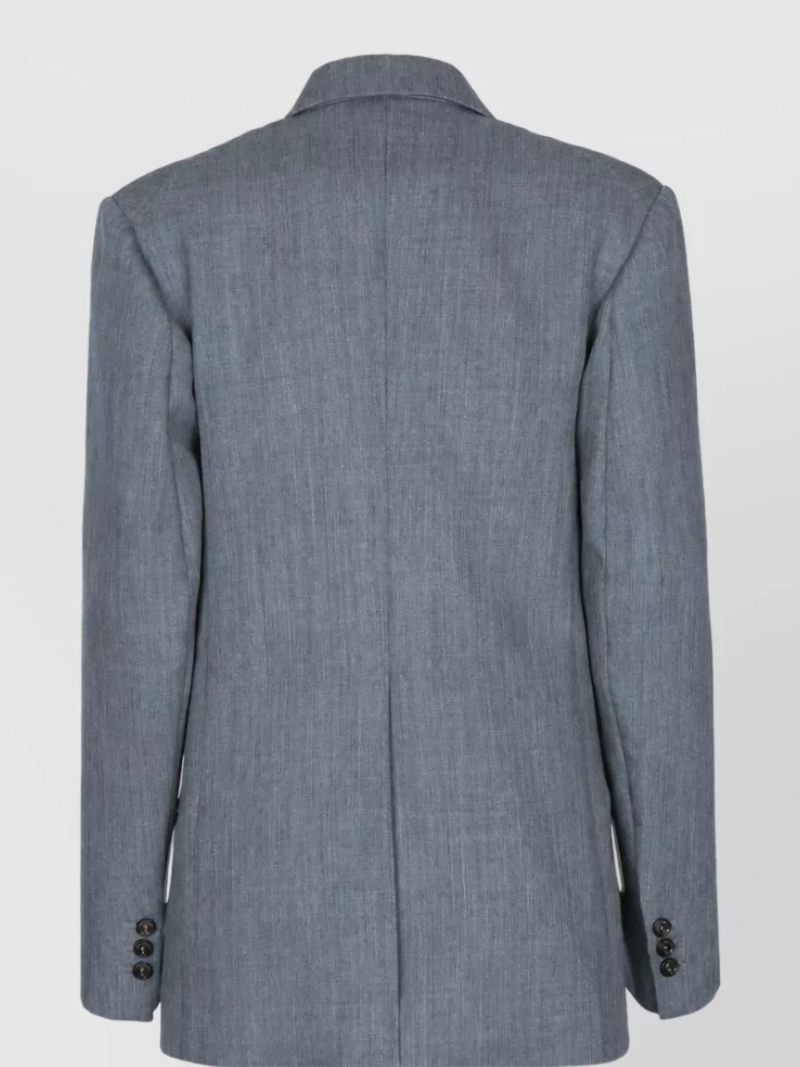 Elisabetta Franchi Oversized Single-Breasted Suit Jacket