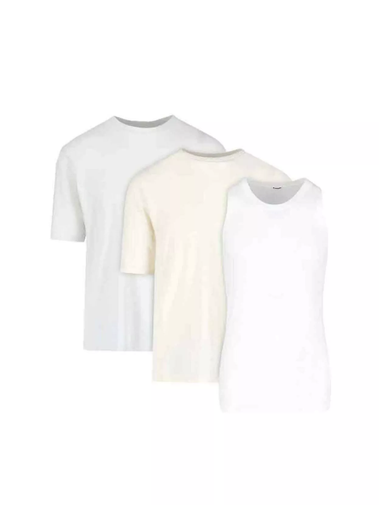 Jil Sander Crew Neck Plain Design Regular Fit