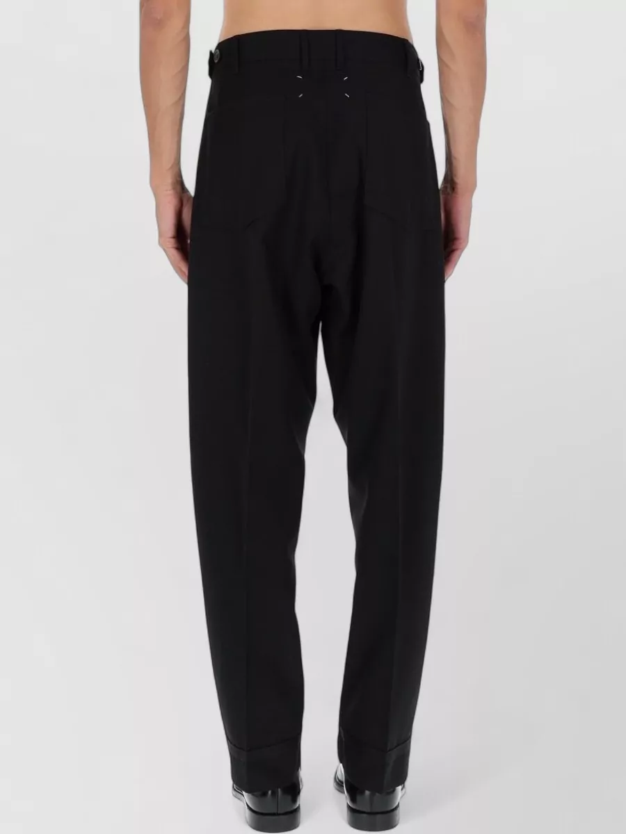 Maison Margiela Tailored Trousers With Pockets And Cuffs