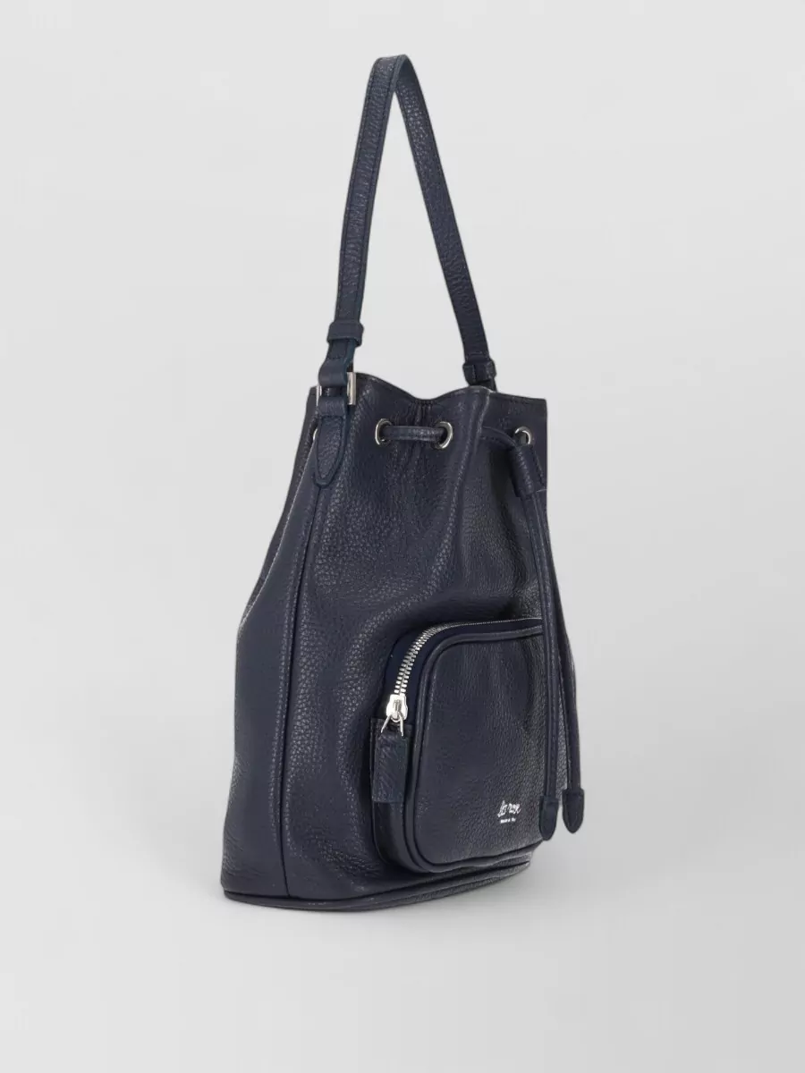 La Rose Rose Bucket Bag Large Textured Strap