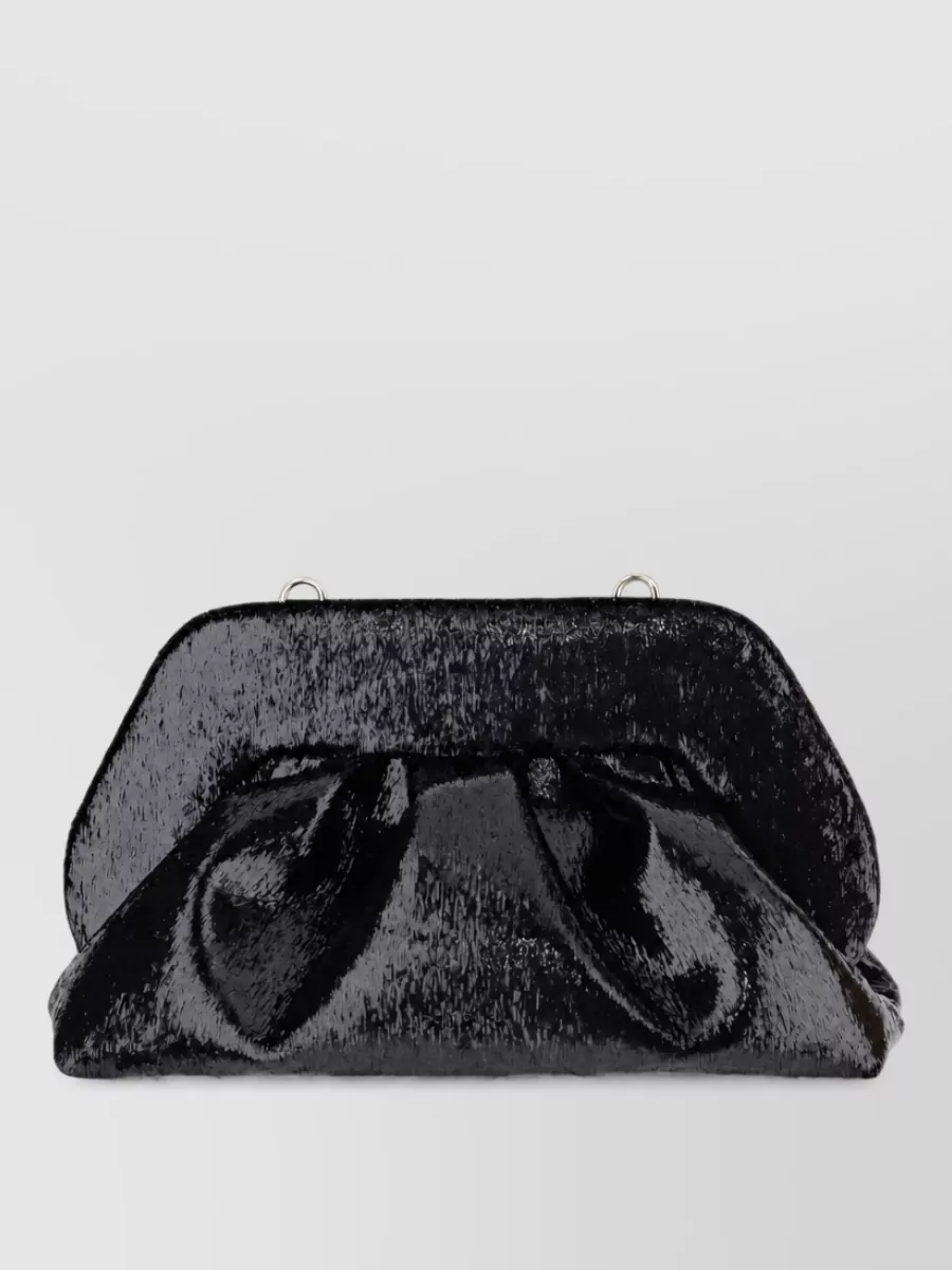 Themoiré Bios Small Soft Lurex Clutch Bag