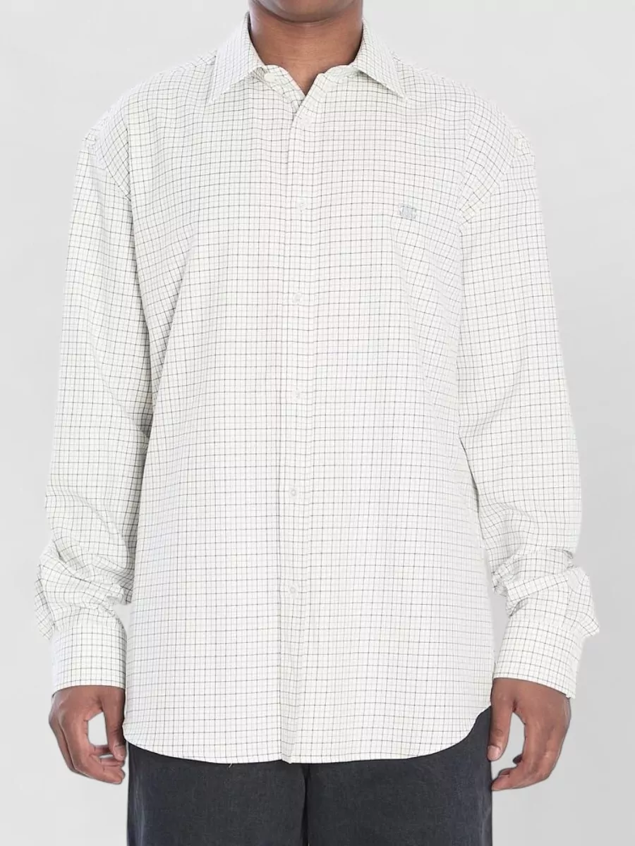 Celine checked cotton regular-fit long-sleeve shirt